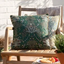 Morris & Co. Multi Acorn Outdoor Square Cushion
