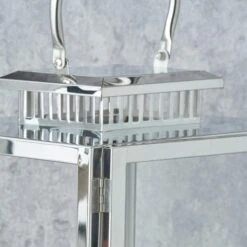 Metal & Glass Rectangular Lantern -Home Decoration 30983094 alt02