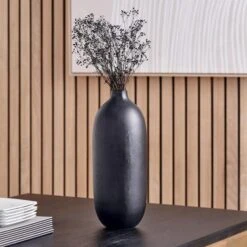 Black Metal Bullet Vase 11 Black Metal Bullet Vase -Home Decoration 30983103