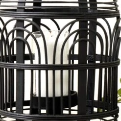 Bamboo And Glass Lantern -Home Decoration 30983133 alt02