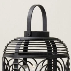 Bamboo And Glass Lantern -Home Decoration 30983133 alt03