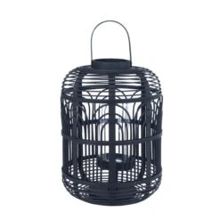 Bamboo And Glass Lantern -Home Decoration 30983175 alt03