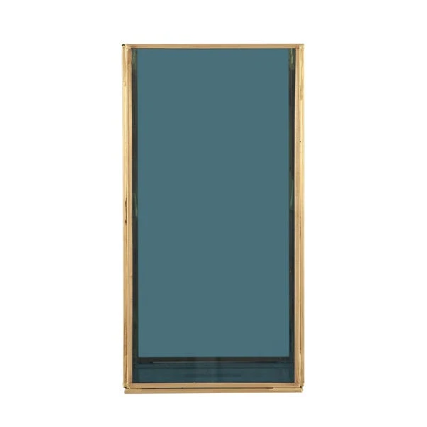 Brass & Smoked Glass Panelled Square Hurricane Candle Holder 10 Brass & Smoked Glass Panelled Square Hurricane Candle Holder - Image 8
