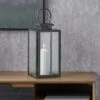 Metal & Glass Rectangular Lantern 2 Metal & Glass Rectangular Lantern -Home Decoration 30983213