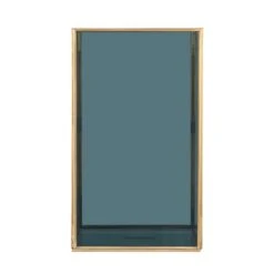 Brass & Smoked Glass Panelled Square Hurricane Candle Holder 13 Brass & Smoked Glass Panelled Square Hurricane Candle Holder -Home Decoration 30983232 alt03