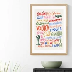 East End Prints Cocktails Print -Home Decoration 30983655