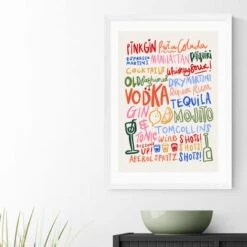 East End Prints Cocktails Print -Home Decoration 30983667