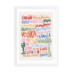 East End Prints Cocktails Print -Home Decoration 30983667 alt01