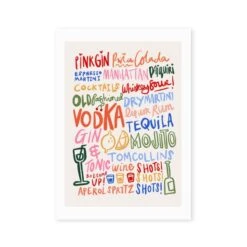 East End Prints Cocktails Print -Home Decoration 30983690 alt01