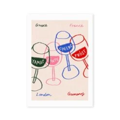 East End Prints Cheers Glasses Print -Home Decoration 30983754 alt01