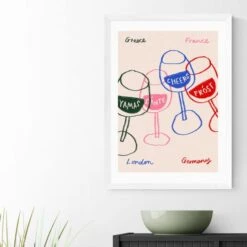 East End Prints Cheers Glasses Print -Home Decoration 30983759