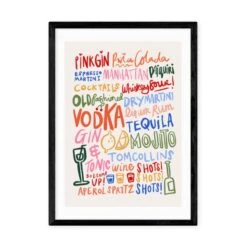East End Prints Cocktails Print -Home Decoration 30983807 alt01