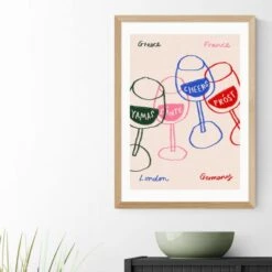 East End Prints Cheers Glasses Print -Home Decoration 30983811