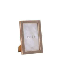 Hestia Grey Thin Stained Bone Effect Photo Frame