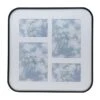 Black Square Rounded Corner Multi Photo Frame -Home Decoration 30984052
