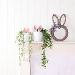 Eggs-traordinary Gift Co. Purple Bunny Ears Wreath 8 Eggs-traordinary Gift Co. Purple Bunny Ears Wreath -Home Decoration 30984570 alt02