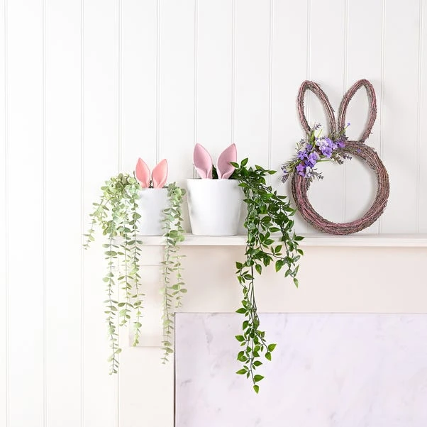 Eggs-traordinary Gift Co. Purple Bunny Ears Wreath 5 Eggs-traordinary Gift Co. Purple Bunny Ears Wreath - Image 3