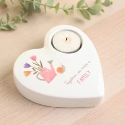 Family Ceramic Tealight Holder