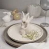Eggs-traordinary Gift Co. Family Of Bunnies Ceramic Ornament -Home Decoration 30984681