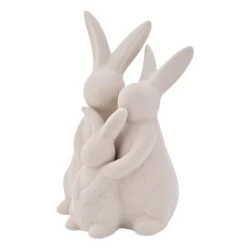 Eggs-traordinary Gift Co. Family Of Bunnies Ceramic Ornament -Home Decoration 30984681 alt02