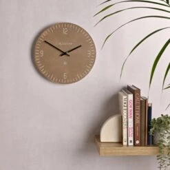 Interval Narrow Baton Resin Wall Clock