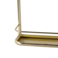 Ouko Round Brass Wall Mirror With Shelf -Home Decoration 30989913 alt02